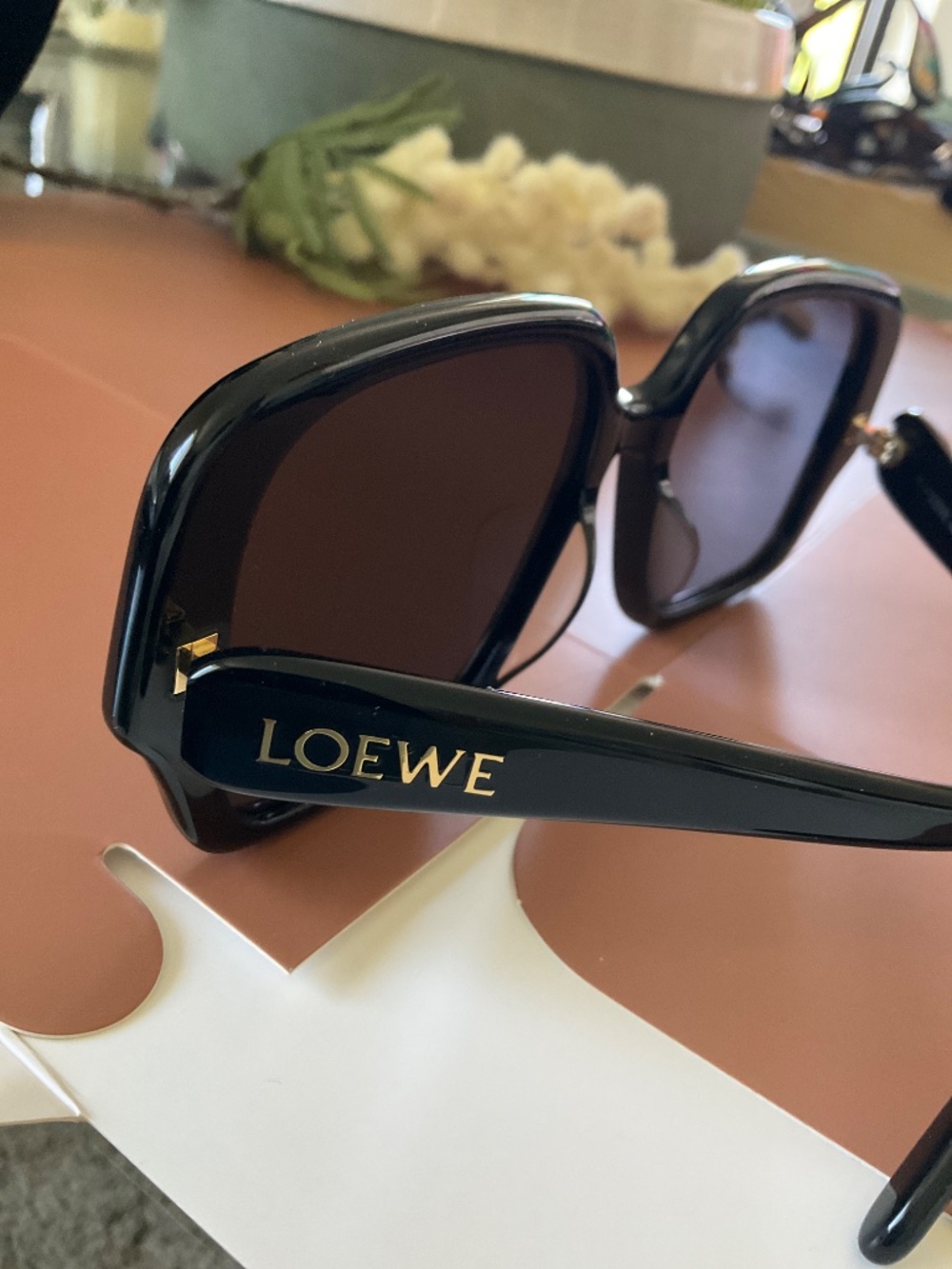 LOEWE   Havana 54MM Square Sunglasses Authentic - Picture 6 of 9